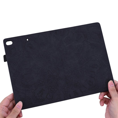 For iPad Pro 13 2025 / 2024 Calf Texture Embossed Leather Tablet Case(Black) by bashfashion
