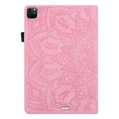 For iPad Pro 11 2025 / 2024 Calf Texture Embossed Leather Tablet Case(Pink) by bashfashion