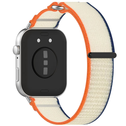 For Huawei Watch Fit3 Loop Nylon Watch Band(Beige Orange) by bashfashion