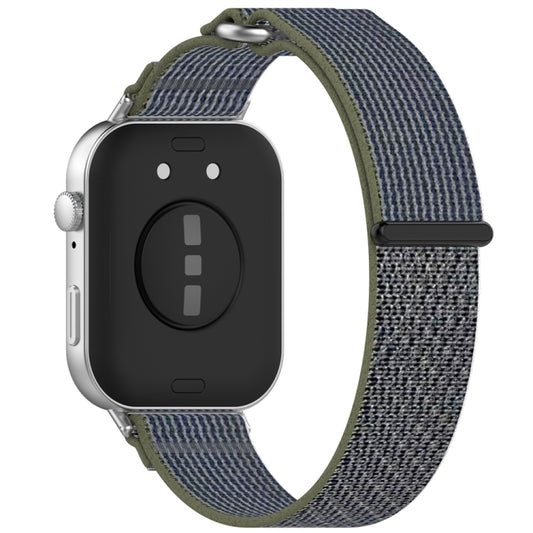 For Huawei Watch Fit3 Loop Nylon Watch Band(Green Grey) by bashfashion