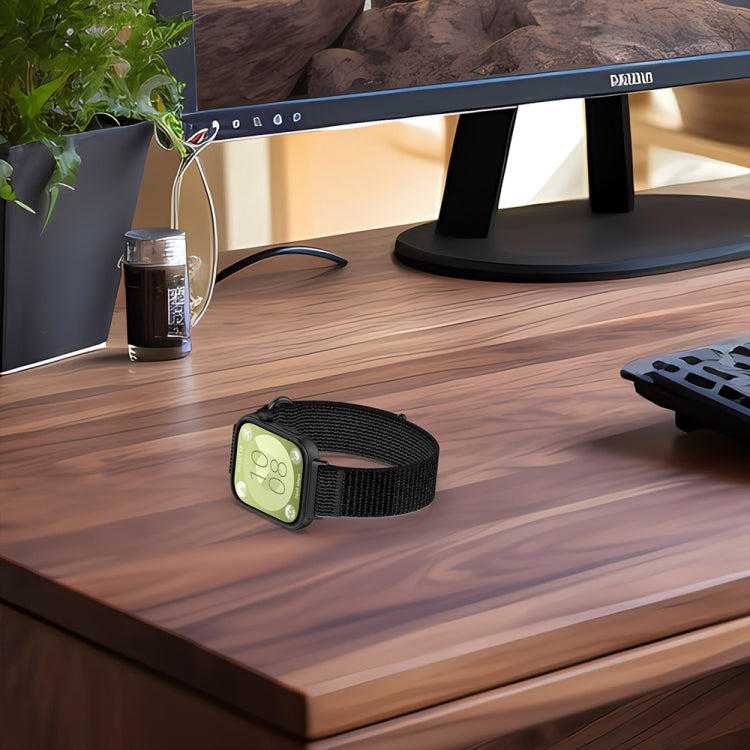 For Huawei Watch Fit3 Loop Nylon Watch Band(Green Grey) by bashfashion