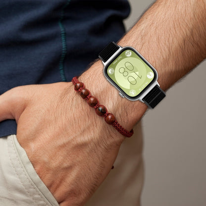 For Huawei Watch Fit3 Nylon Loop Hook and Loop Fastener Watch Band(Ocean Blue) by bashfashion