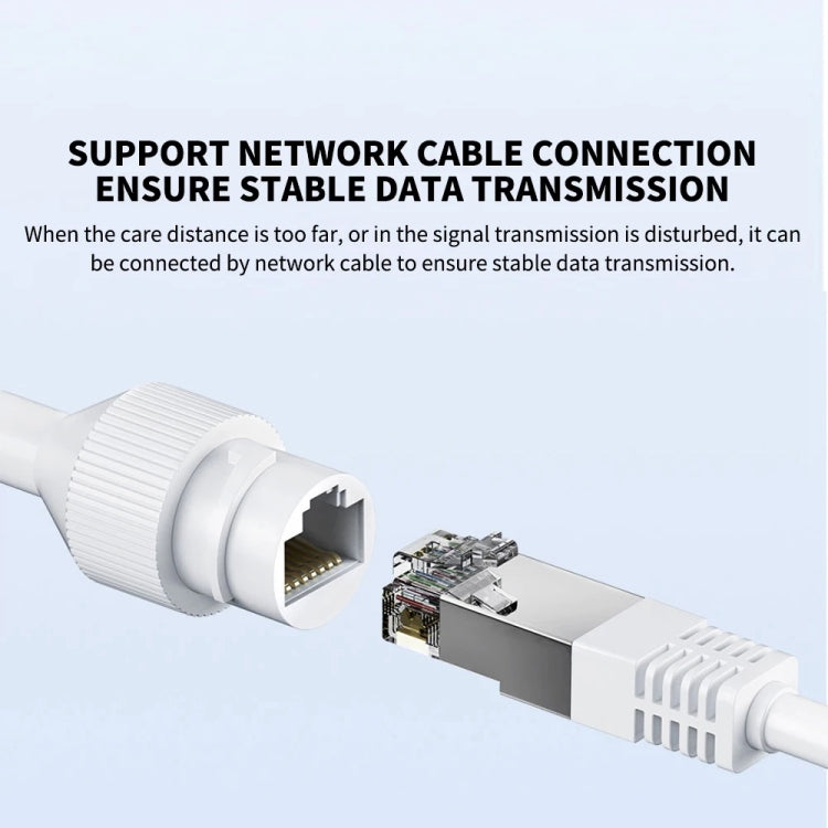 Xiaomi CW500 Dual Camera 8MP Outdoor IP66 Waterproof Support AI Detection Two-Way Voice WiFi Camera, US Plug(White) by Xiaomi