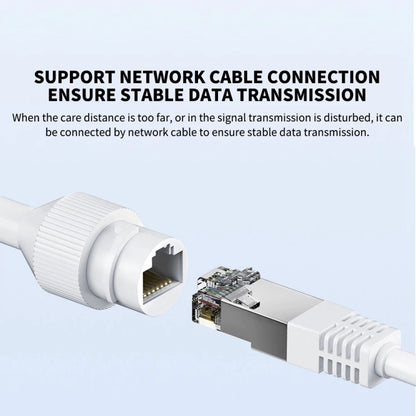 Xiaomi CW500 Dual Camera 8MP Outdoor IP66 Waterproof Support AI Detection Two-Way Voice WiFi Camera, US Plug(White) by Xiaomi