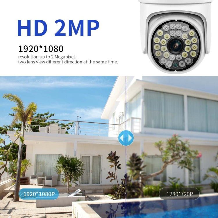 ESCAM PT305 2MP HD Motion Detection WiFi Intelligent Dual-light Source Camera(EU Plug) by ESCAM
