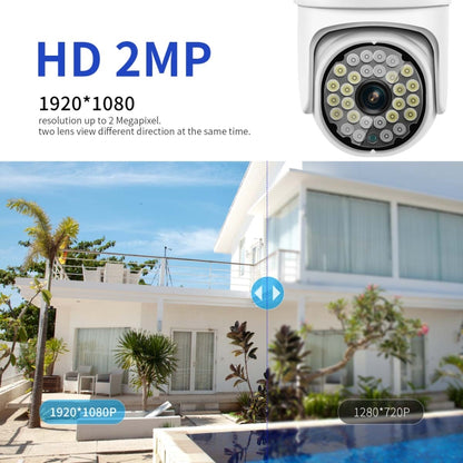 ESCAM PT305 2MP HD Motion Detection WiFi Intelligent Dual-light Source Camera(EU Plug) by ESCAM