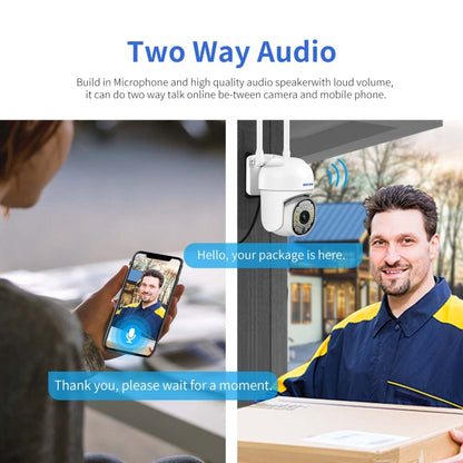 ESCAM PT305 2MP HD Motion Detection WiFi Intelligent Dual-light Source Camera(EU Plug) by ESCAM