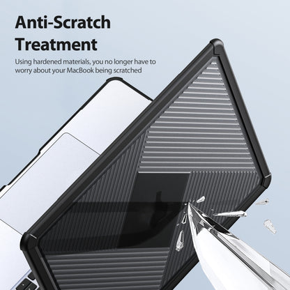 For MacBook Pro 14 2021/2023 A2442 DUX DUCIS LCGH Laptop Frosted Protective Case(Black) by DUX DUCIS