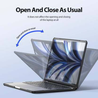 For MacBook Pro 14 2021/2023 A2442 DUX DUCIS LCGH Laptop Frosted Protective Case(Black) by DUX DUCIS