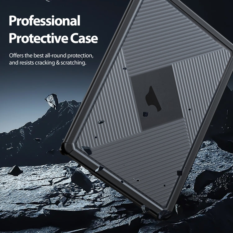 For MacBook Pro 13.3 2016-2021 DUX DUCIS LCGH Laptop Frosted Protective Case(Black) by DUX DUCIS