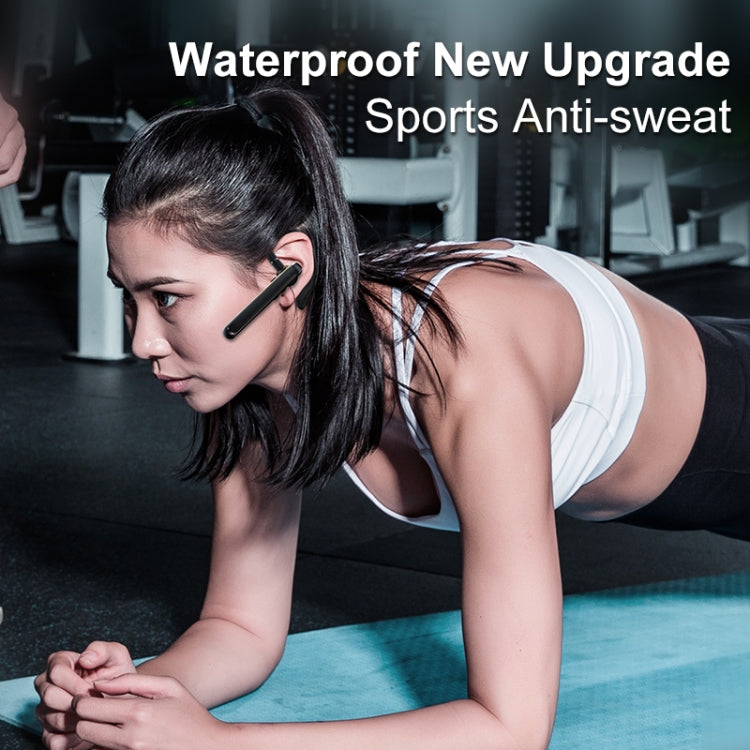 880 Ear Mounted ENC Noise Reduction Wireless Bluetooth Earphone(Black) by bashfashion