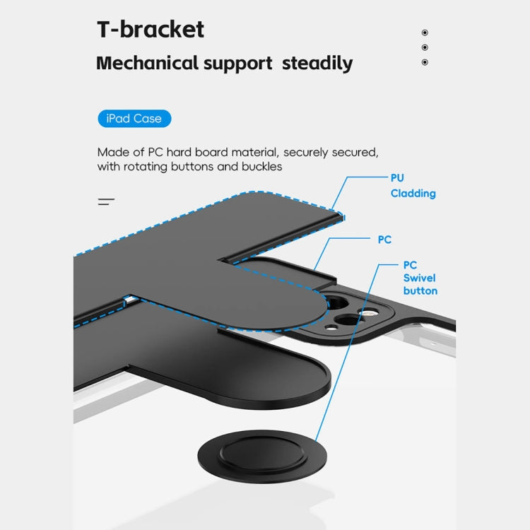 For iPad Pro 11 2025 / 2024 Mutural Jianshang Series Smart Leather Tablet Case(Sky Blue) by Mutural