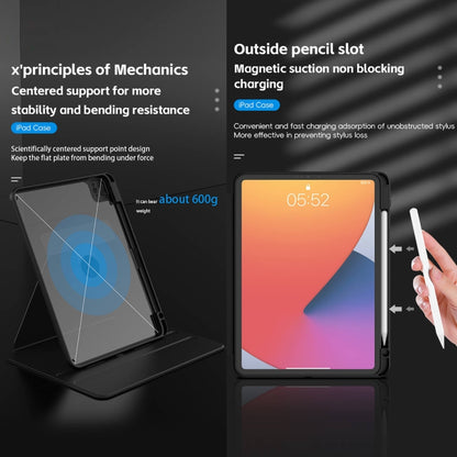 For iPad Pro 13 2025 / 2024 Mutural Jianshang Series Smart Leather Tablet Case(Sky Blue) by Mutural