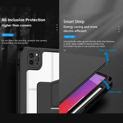 For iPad Air 13 2025 / 2024 Mutural Jianshang Series Smart Leather Tablet Case(Pink) by Mutural