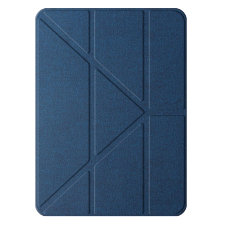 For iPad Pro 11 2025 / 2024 Mutural Multi-fold Smart Leather Tablet Case(Blue) by Mutural