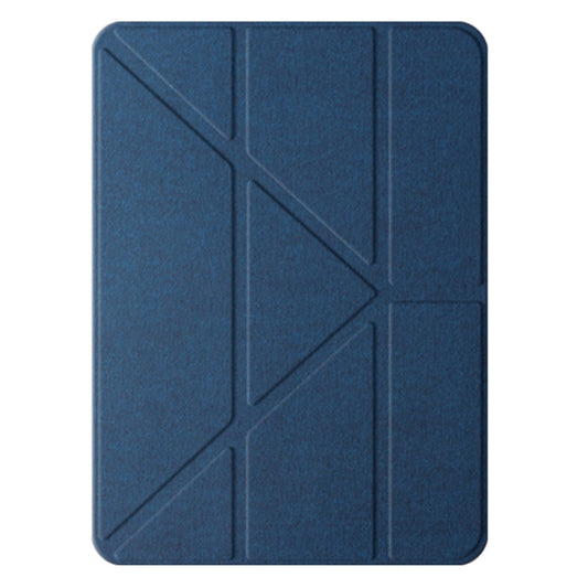 For iPad Pro 11 2025 / 2024 Mutural Multi-fold Smart Leather Tablet Case(Blue) by Mutural