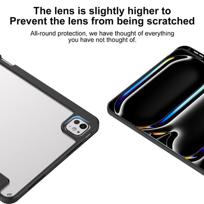 For iPad Pro 13 2025 / 2024 Mutural Pinyue Series Smart Leather Tablet Case(Pink) by Mutural