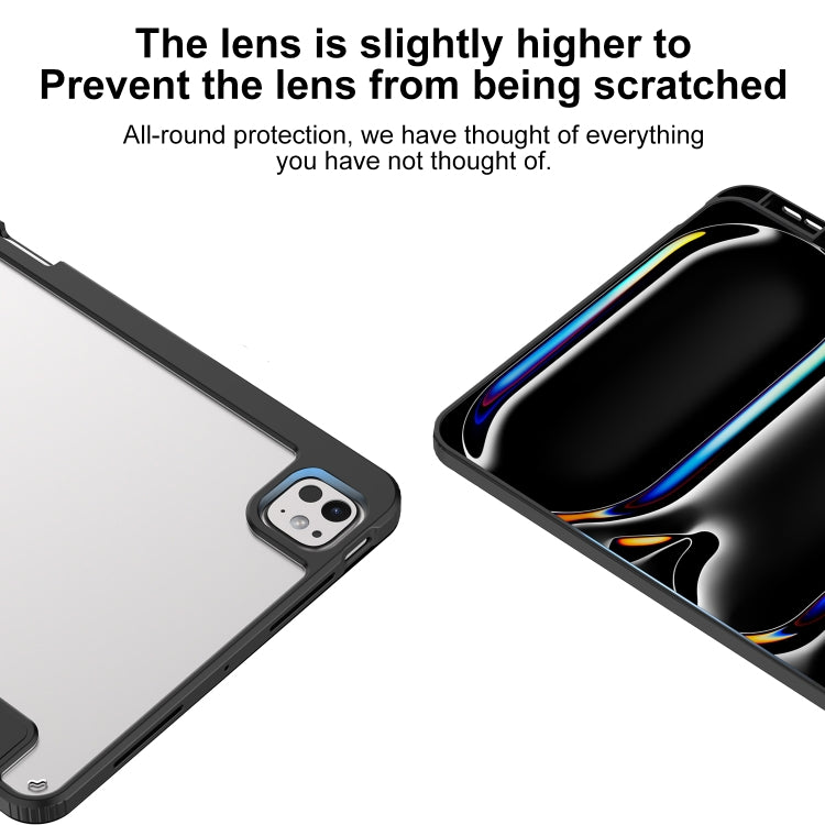 For iPad Pro 11 2025 / 2024 Mutural Pinyue Series Smart Leather Tablet Case(Sky Blue) by Mutural