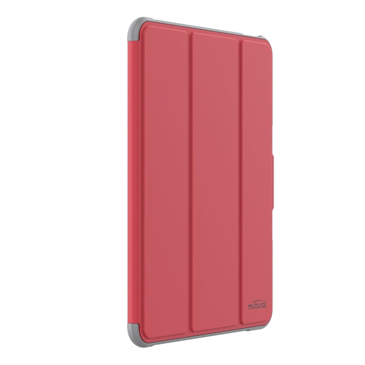 For iPad Pro 11 2025 / 2024 Mutural PC Hybrid TPU Leather Smart Tablet Case(Red) by Mutural