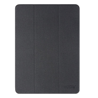 For iPad Air 11 2025 / 2024 Mutural YASHI Series Tablet Leather Smart Case(Black) by Mutural