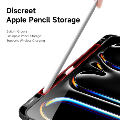 For iPad Pro 13 2025 / 2024 DUX DUCIS Magi Series Smart Leather Tablet Case(Black) by DUX DUCIS