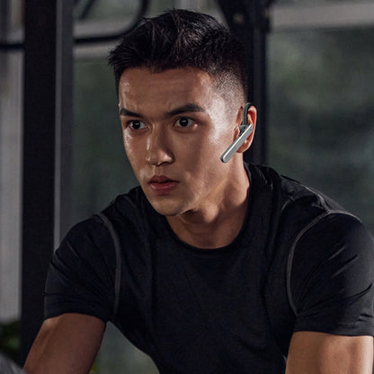 890 Ear-mounted ENC Noise Reduction Wireless Bluetooth Earphone(Black) by bashfashion