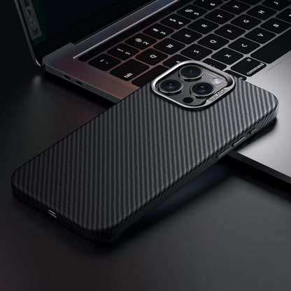 For iPhone 14 Pro SULADA 600D Kevlar Texture PC Shockproof Phone Case(Black) by SULADA