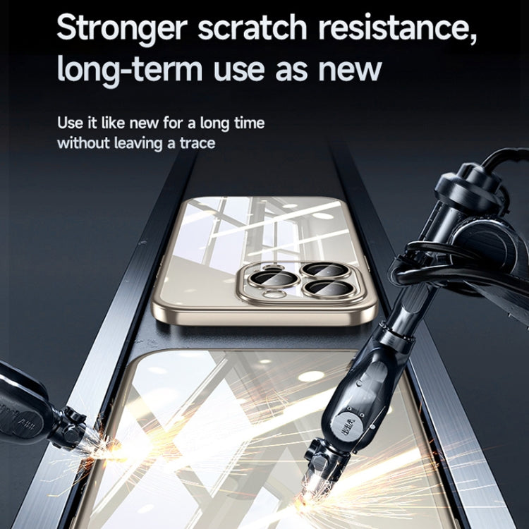 For iPhone 15 Pro SULADA Electroplating Frosted PC + TPU Shockproof Phone Case(Black) by SULADA