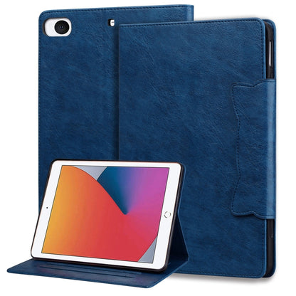 For iPad mini 5 / 4 / 3 / 2 / 1 Cat Buckle Leather Smart Tablet Case(Royal Blue) by bashfashion
