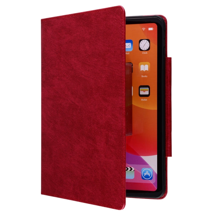For iPad Pro 13 2025 / 2024 Cat Buckle Leather Smart Tablet Case(Red) by bashfashion