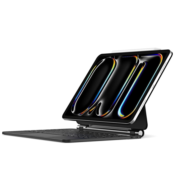 DUX DUCIS MK Series Floating Magnetic Keyboard Tablet Leather Case For iPad Pro 11 2024(Black) by DUX DUCIS