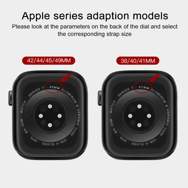 For Apple Watch Ultra 2 49mm Loop Woven Nylon Watch Band(Dark Blue) by bashfashion