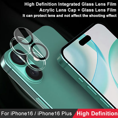 For iPhone 16 / 16 Plus imak High Definition Integrated Glass Lens Film by imak