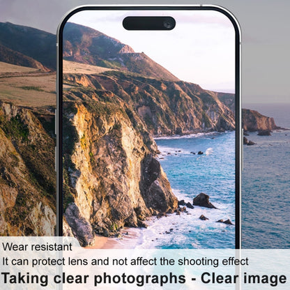 For iPhone 16 / 16 Plus imak High Definition Integrated Glass Lens Film by imak