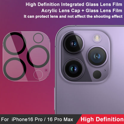 For iPhone 16 Pro / 16 Pro Max imak High Definition Integrated Glass Lens Film by imak