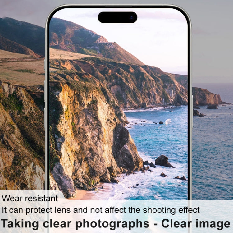 For iPhone 16 Pro / 16 Pro Max imak High Definition Integrated Glass Lens Film by imak