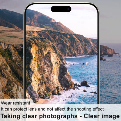 For iPhone 16 Pro / 16 Pro Max imak High Definition Integrated Glass Lens Film by imak