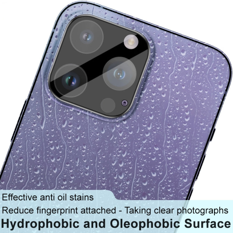 For iPhone 16 Pro / 16 Pro Max imak High Definition Integrated Glass Lens Film Black Version by imak