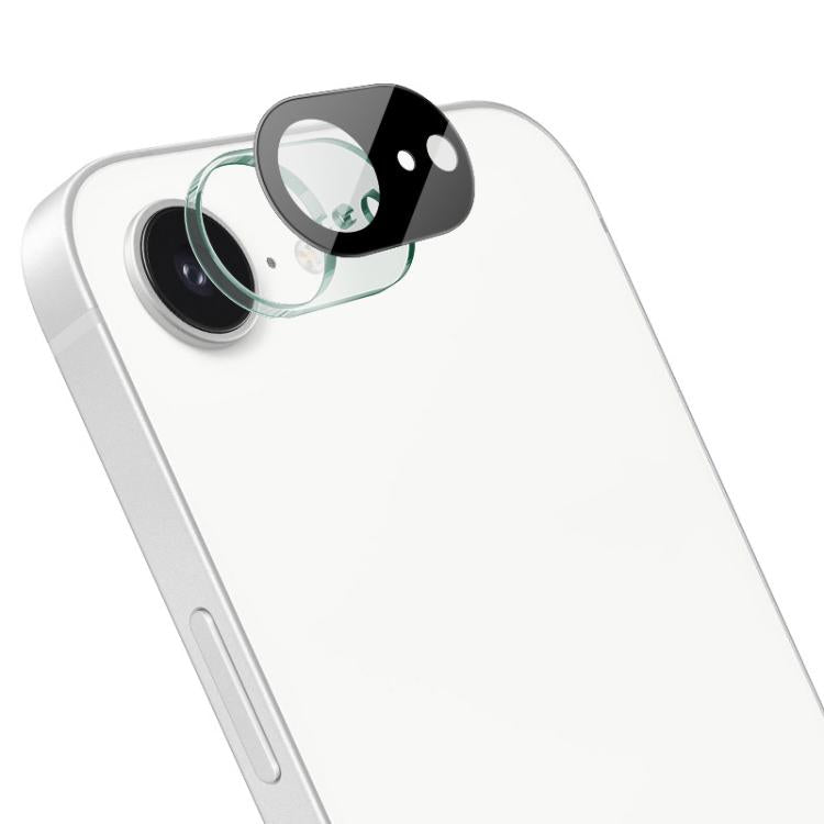 For iPhone 16e imak High Definition Integrated Glass Lens Film Black Version by imak