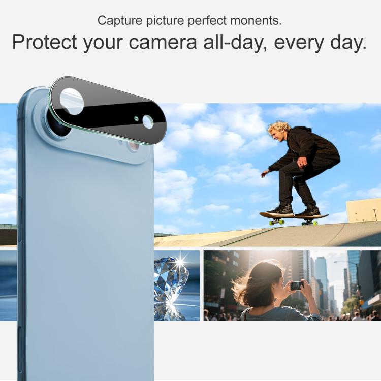 For iPhone Air imak High Definition Integrated Glass Lens Film Black Version by imak