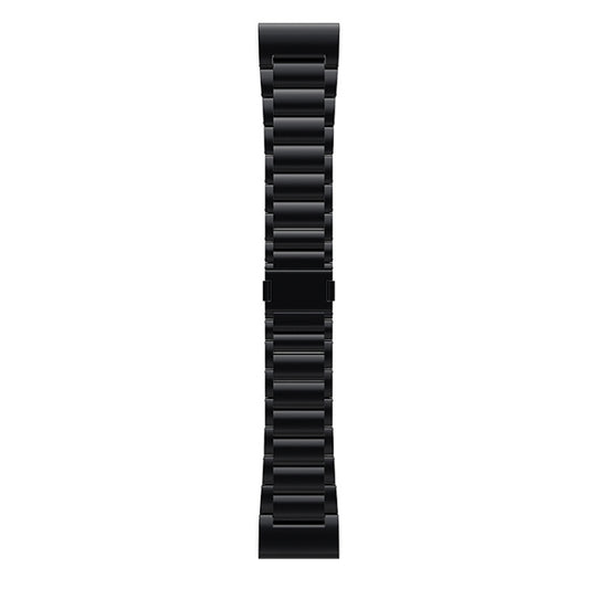 For Garmin Fenix 7 / Forerunner 965 22mm Three-Bead Magnetic Buckle Metal Quick Release Watch Band(Black) by bashfashion
