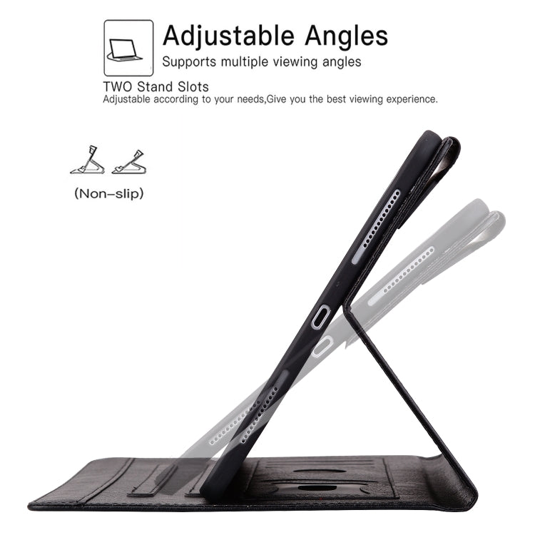 For Samsung Galaxy Tab A11+ / A9+ Cat Buckle Leather Tablet Case(Black) by bashfashion