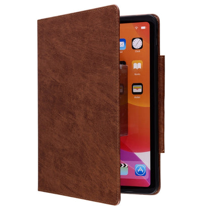 For Samsung Galaxy Tab A11 / A9 Cat Buckle Leather Tablet Case(Brown) by bashfashion