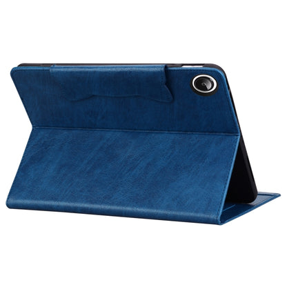 For Samsung Galaxy Tab A11 / A9 Cat Buckle Leather Tablet Case(Royal Blue) by bashfashion