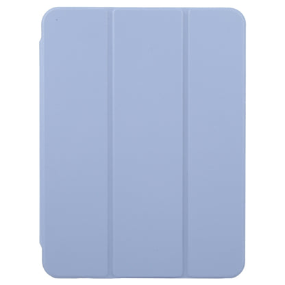 For iPad Pro 13 2025 / 2024 GEBEI Acrylic TPU 3-folding Rotating Smart Tablet Leather Case withh Pen Slot(Light Purple) by GEBEI