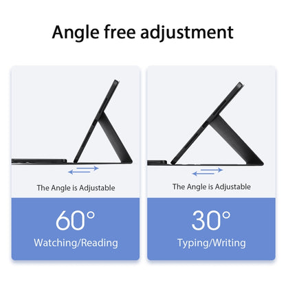 For iPad Pro 11 2024 DUX DUCIS TK Series Wireless Bluetooth Keyboard Tablet Protective Case(Black) by DUX DUCIS