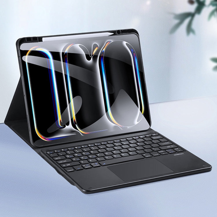 For iPad Pro 13 2024 DUX DUCIS TK Series Wireless Bluetooth Keyboard Tablet Protective Case(Black) by DUX DUCIS