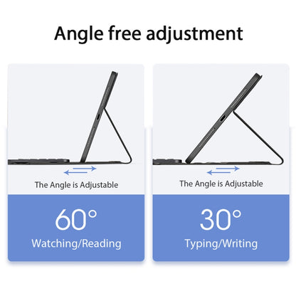 For iPad Pro 13 2024 DUX DUCIS TK Series Wireless Bluetooth Keyboard Tablet Protective Case(Black) by DUX DUCIS