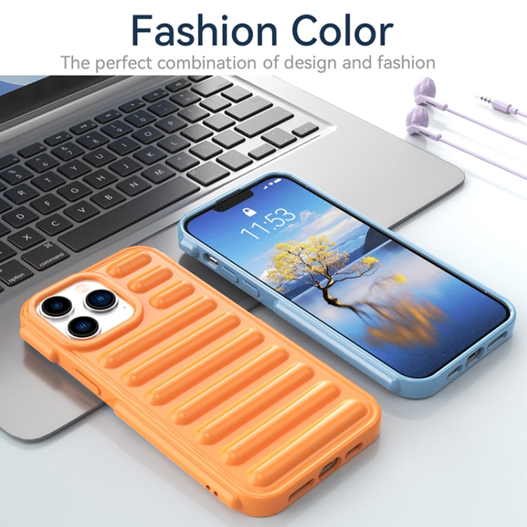 For iPhone 16e Capsule Series Candy Color TPU Phone Case(Transparent) by bashfashion