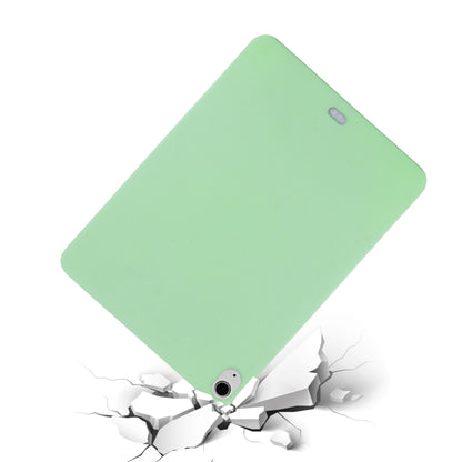 For iPad Air 13 2025 / 2024 Pure Color Liquid Silicone Shockproof Tablet Case(Green) by bashfashion